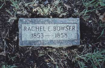 Rachel Bowser Headstone