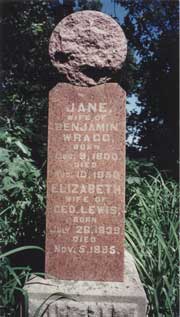 Ohaver Family Monument, west side